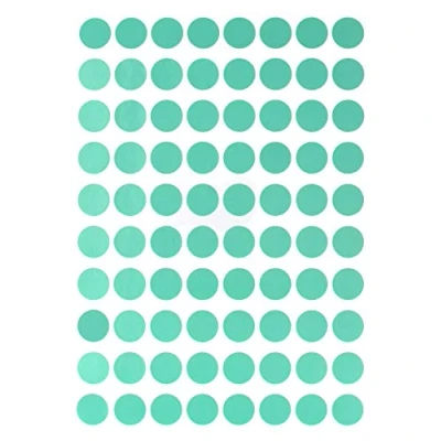 Abbildung von Sticker Pastell Grün 13 mm runde Aufkleber Größe 1,3 cm Klebepunkte 1200 Vorteilspack von Royal Green