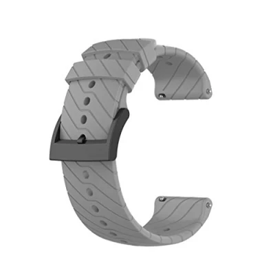 Abbildung von Muovrto Armband für Suunto 7/9/9 Baro,24mm Silikon Ersatzband Armbänder Sportarmband Spartan Sport Wrist HR