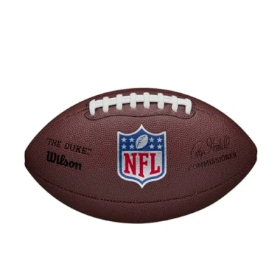 Abbildung von Wilson American Football NFL DUKE REPLICA, Mischleder, Offizielle Größe, Braun, WTF1825XBBRS
