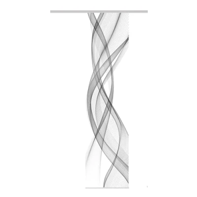 Abbildung von Home fashion FERROL Schiebevorhang Digitaldruck, Stoff, grau, 245 x 60 cm