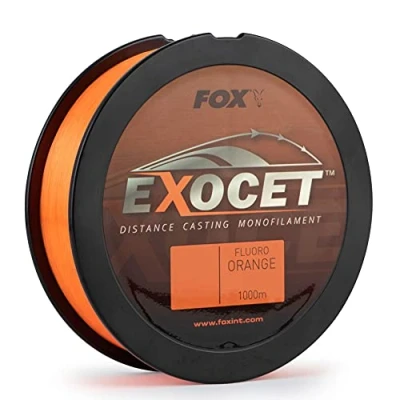 Abbildung von Fox Exocet Fluoro Orange Mono 1000m monofile Karpfenschnur, Durchmesser/Tragkraft:0.30mm / 6.5kg 14lbs