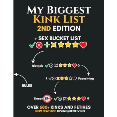 Abbildung von Sex Bucket List My Biggest Kink 2nd Edition: over 680 Kinks, Fetishes and Positions. for Couples Naughty Challenegs, Kinky Games, Sexy Ideas. Valentine&#039;s Gift