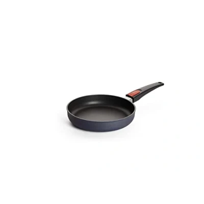 Abbildung von Woll Diamond Lite Flachpfanne Induktiv , Ø 22 cm, 5 cm hoch, mit abnehmbarem Stiel Geeignet für alle Herdarten, Aluminiumguss, Antihaft Versiegelung, backofenfest, anthrazit