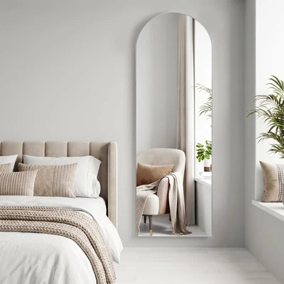 Abbildung von OTTO home Spiegel "Standspiegel Addrik, wahlweise in 2 Größen 150x40cm oder 180x60cm" Ganzkörperspiegel mit Sicherheitsglas, verschiedenen Farben