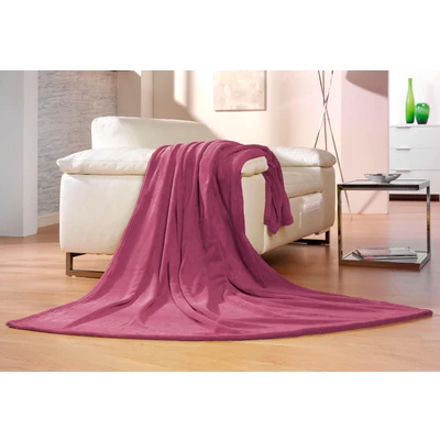 Abbildung von Gözze Wohn und Kuscheldecke, Memphis, Hohes Stoffgewicht 300 g/m², 150 x 200 cm Beere