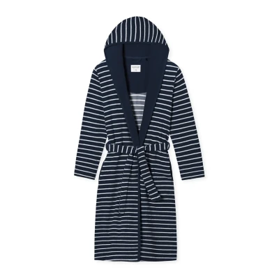 Abbildung von Schiesser Dieser Bademantel, Damen, Größe: Small, Navy