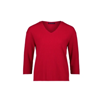 Abbildung von Betty Barclay Rundhalspullover »Feinstrickpullover mit V Ausschnitt«