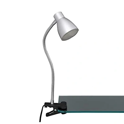 Abbildung von Briloner Leuchten Klemmleuchte, Klemmspot, Klemmlampe, LED Platine, 3 Watt, 200 Lumen, Flexarm, titanfarbig, Kunststoff, W