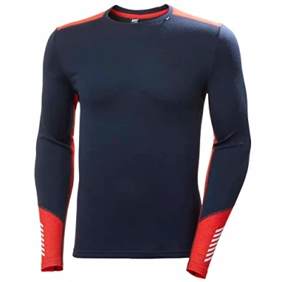 Abbildung von Herren Helly Hansen Lifa Merino Midweight Crew, Marineblau, 2XL