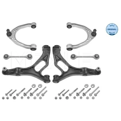 Abbildung von MEYLE 116 050 0233/S Lenkersatz, Radaufhängung Vorderachse links, rechts mit Anbaumaterial ORIGINAL Quality VOLKSWAGEN: Touareg I