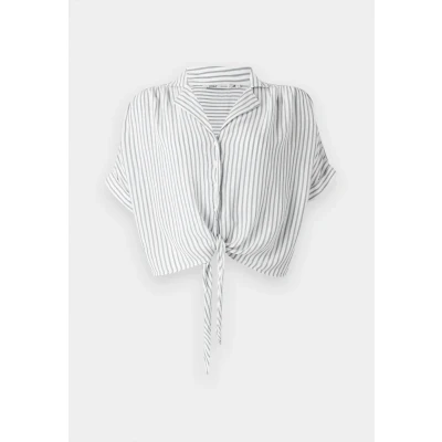 Abbildung von ONLY Onlpaula LIFE TIE Hemdbluse, Damen, Größe: XS, Cloud dancer/balsam green