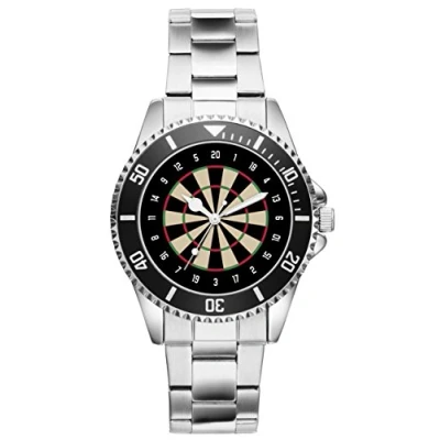 Abbildung von KIESENBERG Geschenk für Dart Darts Dartspieler Fan Uhr 6037