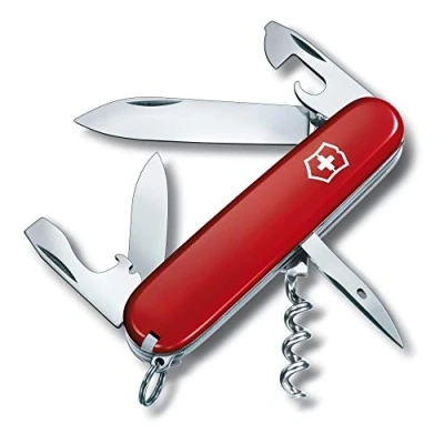Abbildung von Victorinox Schweizer Taschenmesser Spartan, Swiss Army Knife, Multitoolwerkzeug, 12 Funktionen, Klinge, Korkenzieher, Dosenöffner