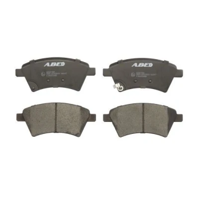 Abbildung von ABE C18020ABE Bremsbelagsatz Vorderachse mit akustischer Verschleißwarnung SUZUKI: SX4 I Hatchback, Saloon, FIAT: Sedici, NISSAN: Juke