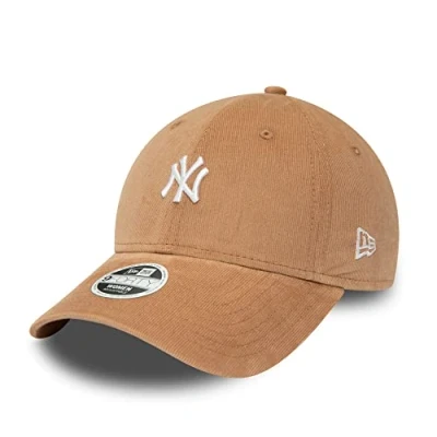 Abbildung von New Era York Yankees Baseball Cap braun Cord MLB Kappe Strapback Verschluss Damen Frau One Size