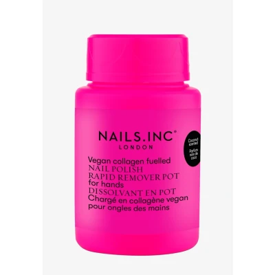 Abbildung von Nails Inc Neon Pink Nail Polish Remover Powered by Vegan Collagen Nagellackentferner Mit veganem Kollagen Aceton frei, angenehmer Kokosnussduft &amp; Tierversuchsfrei Perfekte Maniküre