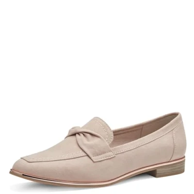 Abbildung von MARCO TOZZI Damen Slipper mit Blockabsatz Vegan, Beige (Powder), 38 EU