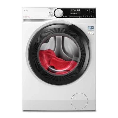 Abbildung von AEG LR7GA70490 Waschmaschine Serie 7000 ProSteam: Auffrischfunktion mit Dampf statt Waschen 9 kg Leise Mengenautomatik A 20% Nachlegefunktion Wasserstopp 1400 U/min