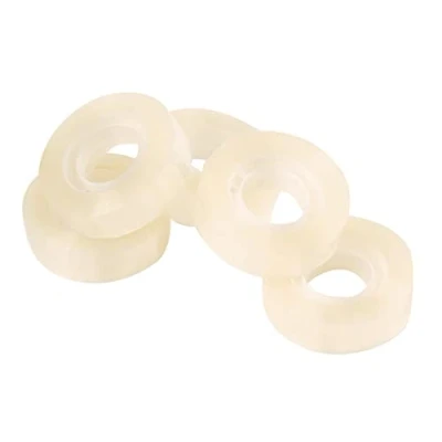 Abbildung von Q Connect KF17488 Transparentes Klebefilm Klebeband / 12 Rollen mm x 30 m/für Schule, Heim und Büro