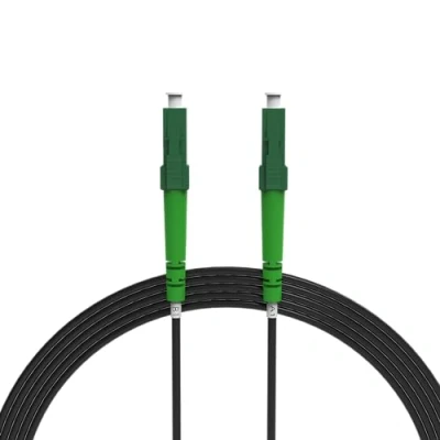Abbildung von nexinex OS2 gepanzertes Glasfaserkabel LC/APC auf (10m) Patchkabel Simplex Singlemode FTTH Glasfaser LWL Lichtwellenleiter Kabel LC/LC