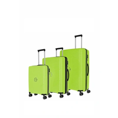 Abbildung von Travelite Orbita 4w L/M/S Limone Koffer mit 4 Rollen Kofferset