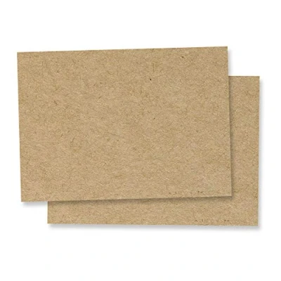 Abbildung von 50 Blatt A3 200g Kraftpapier, Kartonpapier Tonkarton Braun Pappe