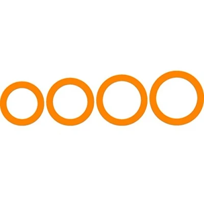 Abbildung von Fiskars ShapeCutter Schablone, Extra große Schablone zum Erstellen von Ringen, 4 verschiedene Größen, 1003834