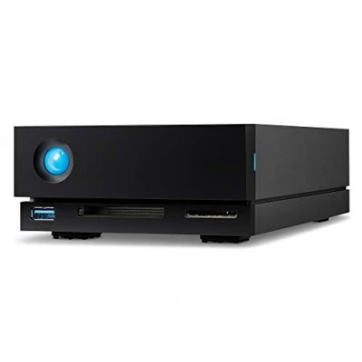 Abbildung von LaCie HDD NAS Festplatte »1big Dock«, Anschluss Thunderbolt 3 DisplayPort SD /CF Kartensteckplätze USB