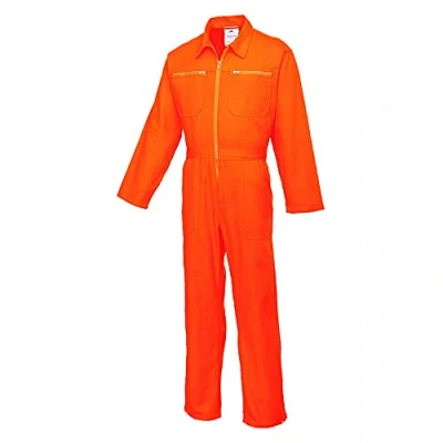 Abbildung von Portwest Baumwoll Overall, Größe: L, Farbe: Arancio, C811ORRL