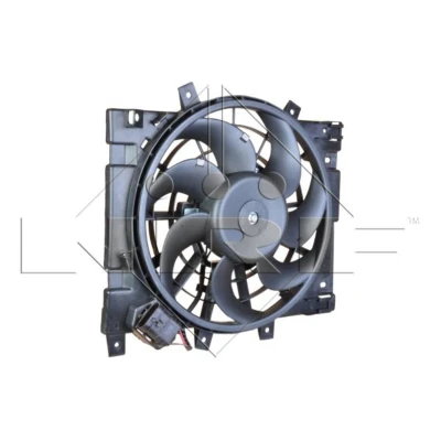 Abbildung von NRF 47310 Lüfter 310 12 200 mit Kühlerlüfterrahmen (Zarge) OPEL: Zafira B, Astra H Caravan, Hatchback