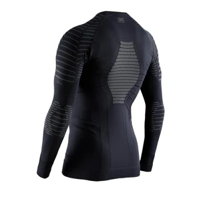 Abbildung von X Bionic Herren Invent 4.0 Round Neck Long Sleeves Men Shirts, Weiß Schwarz, L EU
