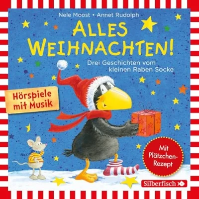 Abbildung von Alles Weihnachten!: Advent!, gebacken!, verschenkt! (Der kleine Rabe Socke): Drei Geschichten vom kleinen Raben Socke: 1 CD