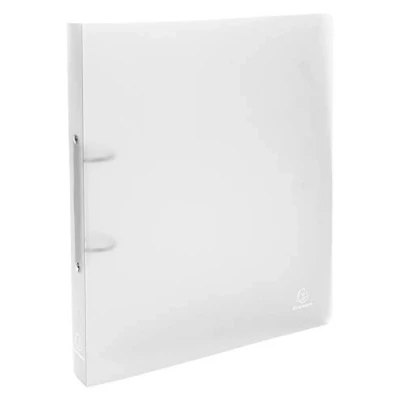 Abbildung von Exacompta 54360E 5er Pack Ringbuch Chromaline aus Kunststoff für DIN A4, 2 O Ring Mechanik 30 mm, Rücken 40 Außenmaße 32 x 26 cm kristall