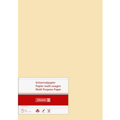 Abbildung von Brunnen 105123511 Universalpapier, A4, 35 Blatt, 120 g/m², chamois