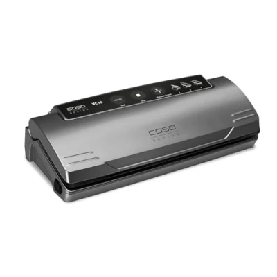 Abbildung von Caso VC 10 Plus Edition inkl. großem Zubehör Set, 30 cm Schweißnaht, variable Vakuumstärke, Vakuumpumpe 9 L / min, grau, silber , 1er Pack