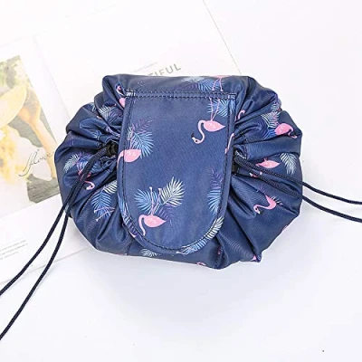 Abbildung von Kosmetiktasche mit Kordelzug, ONEGenug Schminktasche, One Step Organizer Makeup Tasche Schminkbeutel für Lazy Damen