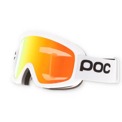 Abbildung von POC Opsin Unisex Skibrille, Größe: One Size, Hydrogen white/sunny orange