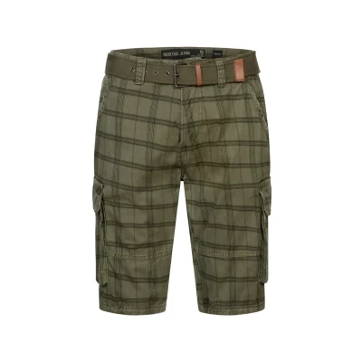 Abbildung von Indicode Jeans Monroe Shorts, Herren, Größe: Medium, Army check