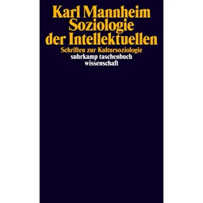 Abbildung von Soziologie der Intellektuellen: Schriften zur Kultursoziologie (suhrkamp taschenbuch wissenschaft)