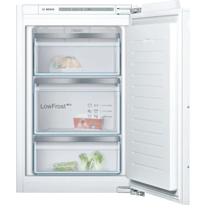 Abbildung von Bosch GIV21AFE0 Serie 6 Einbau Gefrierschrank/A++ / 157 kWh/Jahr/LowFrost/BigBox, Einbau, 97 L, 88 x 56 (EEK E)