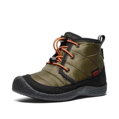 Abbildung von KEEN Howser 2 Waterproof Chukka Boots, Dark Olive/Gold Flame, 31 EU