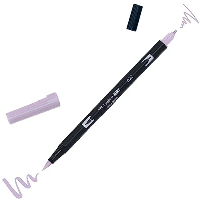 Abbildung von Tombow ABT 623 Fasermaler Dual Brush Pen mit zwei Spitzen, purple sage, 1 Stück (1er Pack)