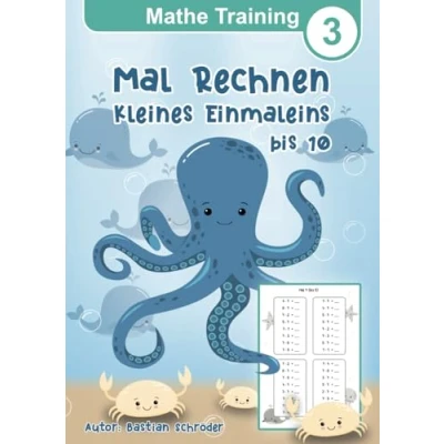 Abbildung von Mathe Training 3, Mal Rechnen üben 2. klasse und 3. Klasse, kleines Einmaleins, 92 Seiten, Alter 7 9: multiplikation Übungsheft Grundschule (Mathe ... Mathematik für die Grundschule, Band 3)