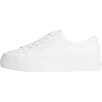 Abbildung von Calvin Klein Jeans Flatform Sneaker low, Damen, Größe: 36, Triple bright white Schuhe