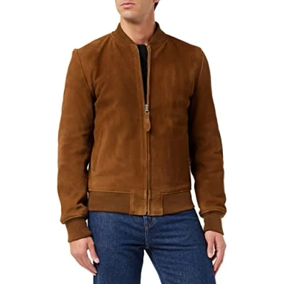 Abbildung von Schott NYC Herren LC3017 Jacke, Braun (Rust Rust), Medium