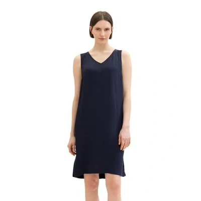 Abbildung von TOM Tailor Blusenkleid, Damen, Größe: 38, Sky captain blue