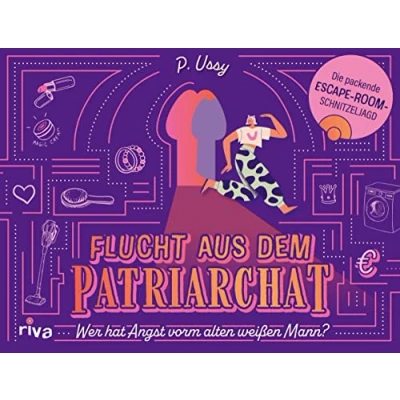 Abbildung von Flucht aus dem Patriarchat: Entkomme den alten weißen Männern. Das lustige Escape Room Rätsel Spiel. perfekte Geschenk. Gendern, Feminismus, Diversity. Ab 16 Jahren