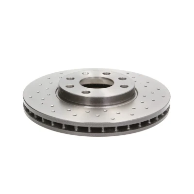 Abbildung von BREMBO XTRA LINE 09.7628.1X Bremsscheibe 256 24 4 gelocht/innenbel. beschichtet mit Schrauben OPEL: Astra G CC, Convertible, Caravan