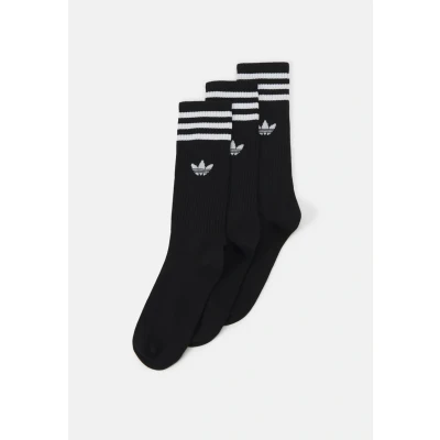 Abbildung von adidas Originals Solid CREW 3 PACK Socken, Größe: 37 39, Black