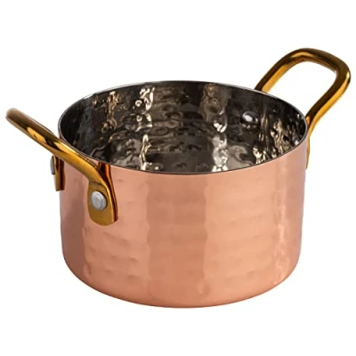 Abbildung von APS 40730 Serviertöpfchen MUMBAI, Edelstahl, Kupfer Look, Ø 9,0 cm, 0,3 Liter
